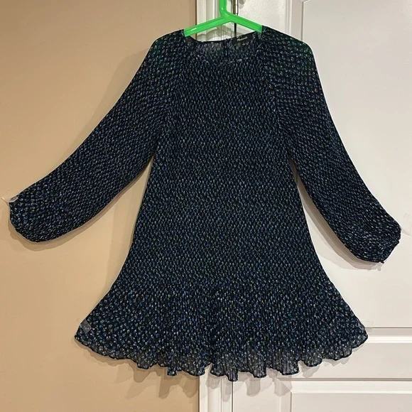 Madewell Plisse Dress. Size L. - Picture 1 of 10